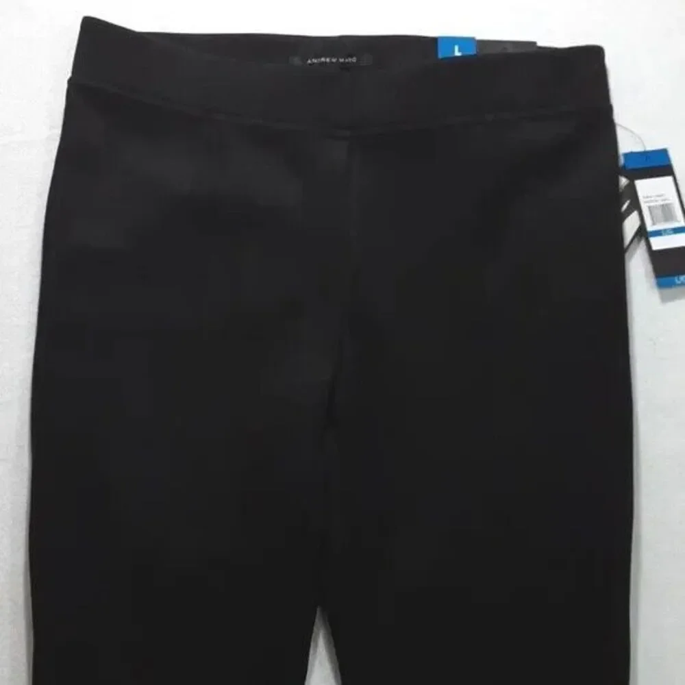 Andrew Marc pants women's size Large black  New - Picture 2 of 14